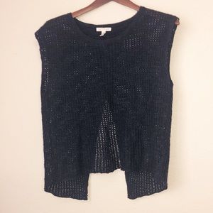 Eileen Fisher knit cover up top